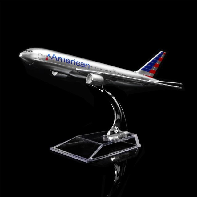 ZOCO B777 Modellflugzeug, Flugzeugmodell, Metall, 16 cm - Bild 1
