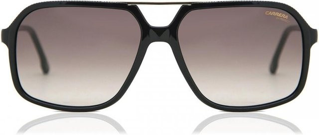Carrera 229 S Sonnenbrille, Vollrand, Square, Kunststoff, Black/Grey, Unisex - Bild 1
