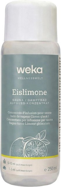 WekaPur Sauna- und Dampfbadduft Eis Limone in Transparent - Bild 1