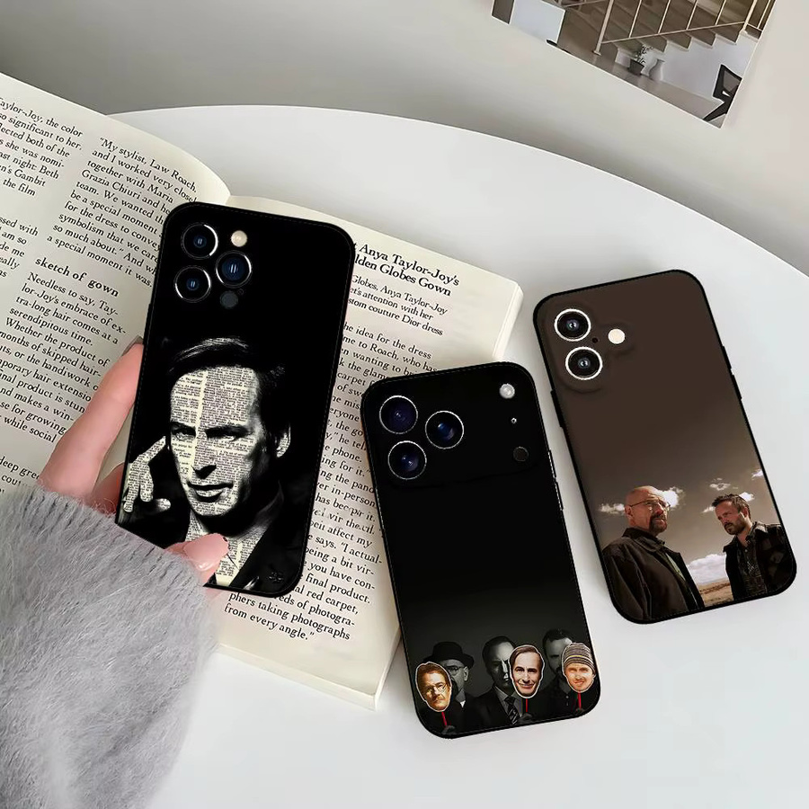 TV B-breaking B-Bad Handyhülle Schwarz passend für iPhone 17, 16, 15, 14, 13, 11 Pro Max, Plus, X, Xr, Xs Max und 13 Mini - Bild 3