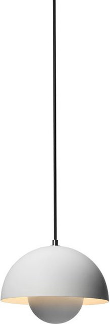 &Tradition Flowerpot VP1 Hängeleuchte aus Metall in Weiß und Schwarz mit E27 Fassung - Bild 1