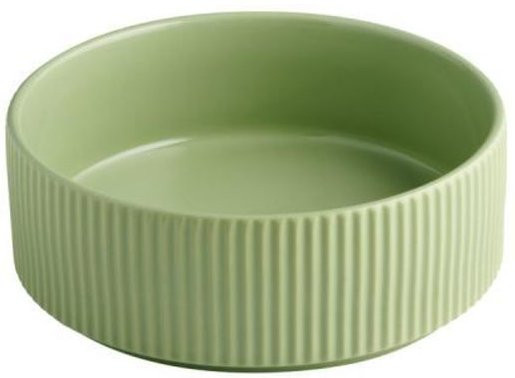 APS Schale THE GRID aus Porzellan, grün, 6er Pack, Volumen: 550 ml, Durchmesser: 16 cm, Höhe: 6 cm - Bild 1