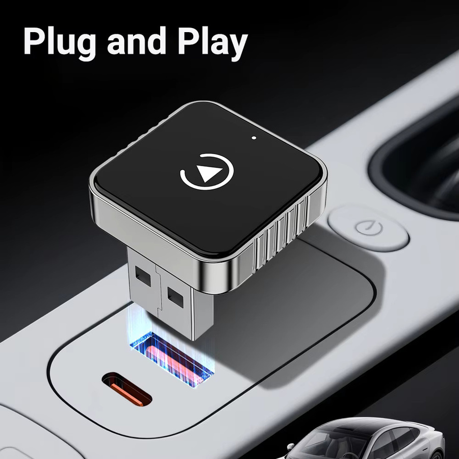 XUDA Super Mini Carplay Ai Box 2in1 für kabelloses CarPlay und Android Auto mit 5GHz WiFi - Bild 4