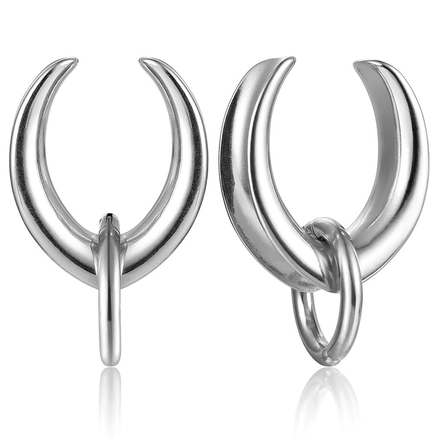 Twobobes Tunnel mit Ringen, Edelstahl, Damen - Bild 6