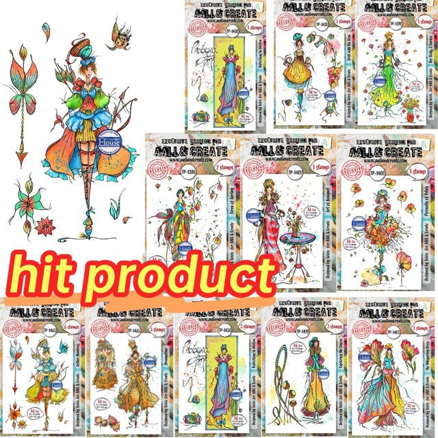 Aether Huntress transparente Silikonstempel für Scrapbooking und Bastelarbeiten - Bild 1