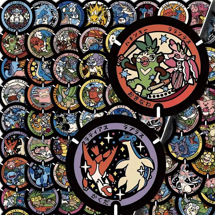 Bandai Pokémon Aufkleber, 50 Stück - Bild 4