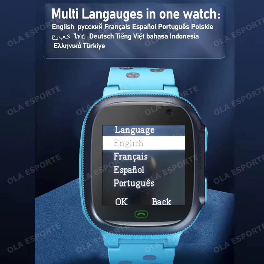 YeasMaie Smartwatch, Blau, Kunststoff, Kinder, Unisex - Bild 4