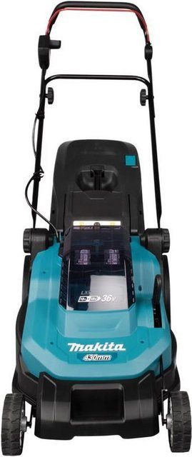 Makita Akku-Rasenmäher DLM432PT2 mit 2x 5,0 Ah Akkus und Ladegerät, Schnittbreite: 43 cm - Bild 1
