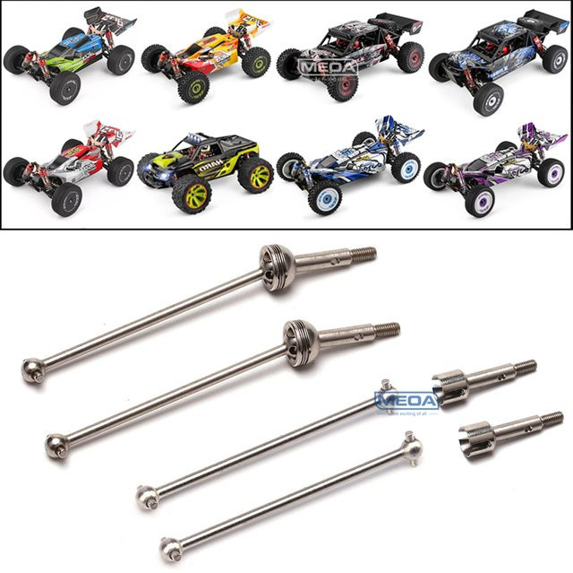 WLtoys RC Auto Original Ersatzteile Kardanwelle Hundeknochen Hinterachse, Metall, Grau - Bild 1