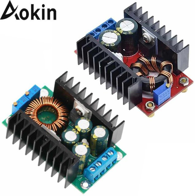 AOKIN XL4016 Boost-Konverter Step Down Buck Converter Leistungsmodul 9A 300W/150W 5–40 V auf 1,2–35 V - Bild 1