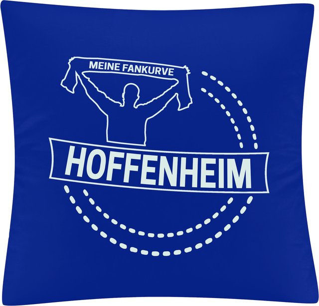 Kissenbezug multifanshop Hoffenheim Meine Fankurve in Weiß - Bild 1