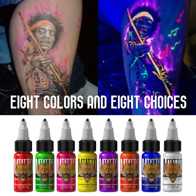 DMTATTOO Tattoo Tinte, 15 ml, Fluoreszierend, Pflanzliche Extrakte - Bild 1