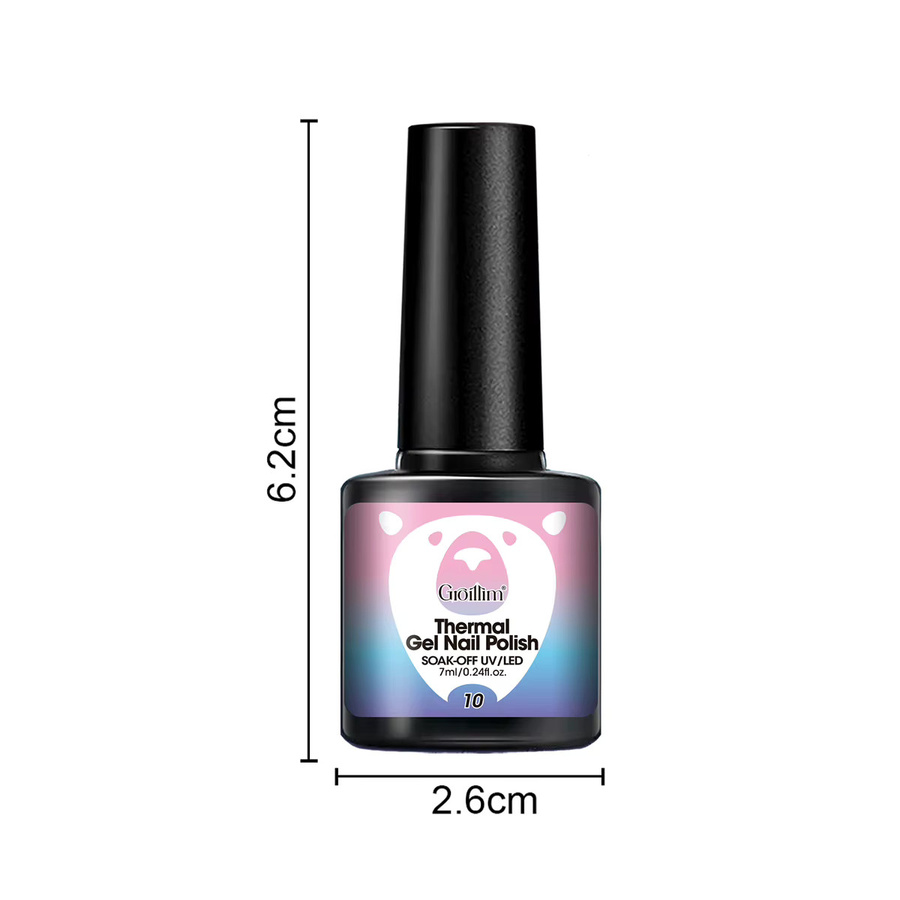Groillim Nagellack-Set, 6-teilig, farbwechselnd, Unisex - Bild 3
