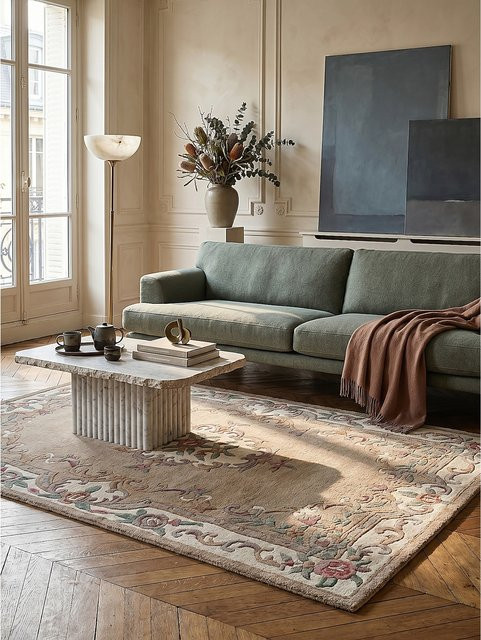 Wollteppich Orient Kadima Design von KADIMA DESIGN in Braun-Beige, Breite: 120 cm, Länge: 180 cm - Bild 1