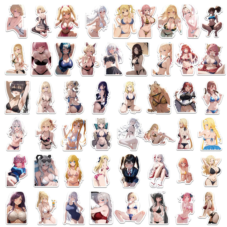 Bandai Anime-Autoaufkleber, 50 Stück - Bild 2