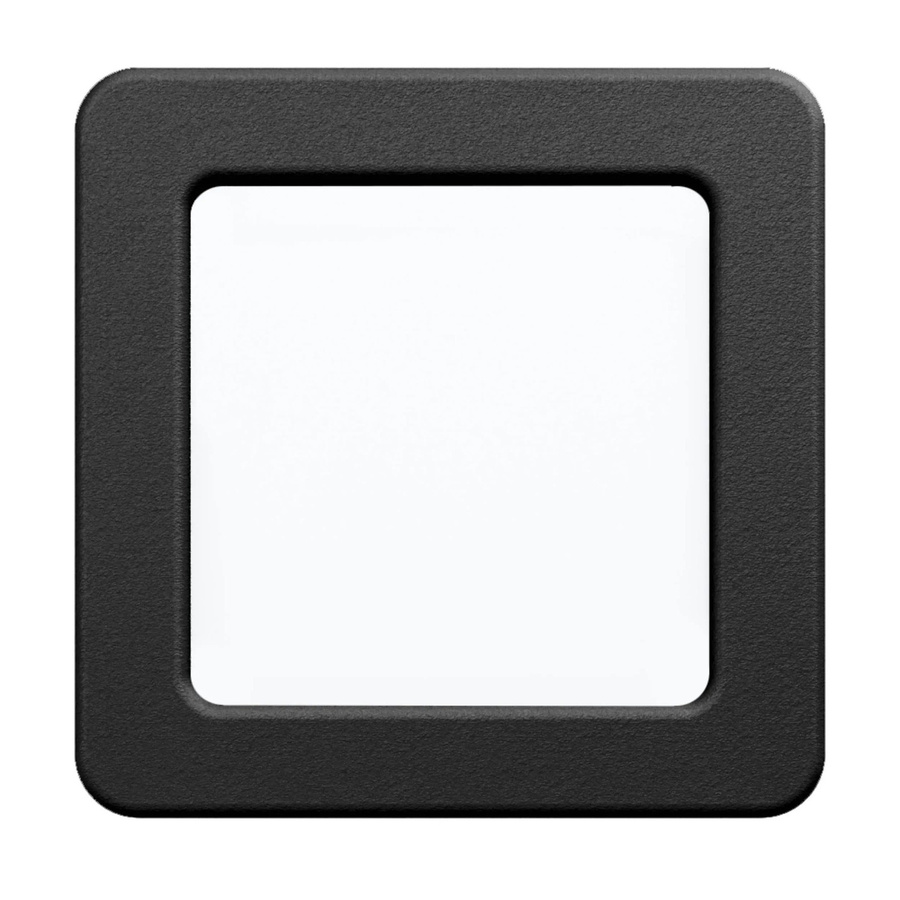 Eglo LED-Einbauspot Fueva 5 Schwarz, quadratisch, 4.000K, B/T: 11,7 x 11,7 cm - Bild 2