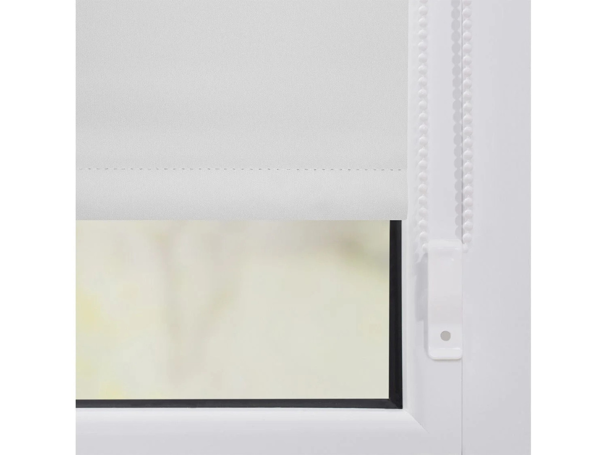 LICHTBLICK Thermo-Rollo Klemmfix mit Kettenzug, Weiß, B: 65 cm, H: 150 cm - Bild 1