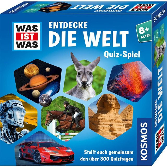 Kosmos WAS IST WAS – Entdecke die Welt, Quizspiel, ab 8 Jahren - Bild 1