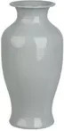 DECORIS Vase aus Metall in Grau, Durchmesser: 17 cm, Höhe: 33,5 cm - Bild 1