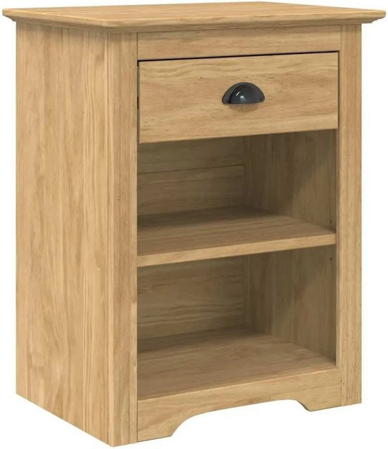 vidaXL Nachttisch BODO in Honigbraun aus Holzwerkstoff, B/T/H: 53 x 38,5 x 67 cm - Bild 1