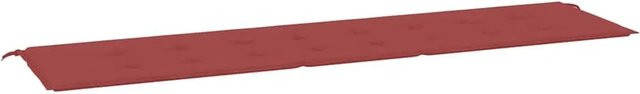 vidaXL Gartenbank-Auflage Weinrot aus Oxford-Gewebe, B/T/H: 200 x 50 x 4 cm - Bild 1