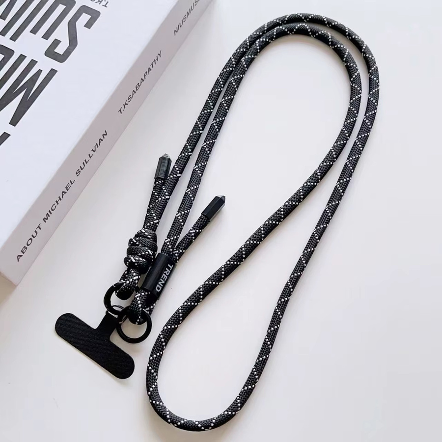 EHUIDE Anti-Verlust Telefon Lanyard in Pink als Crossbody Neck Cord und Handgelenk Strap für iPhone 17 Pro Max mit zwei Ringen, Länge: 120 cm - Bild 1