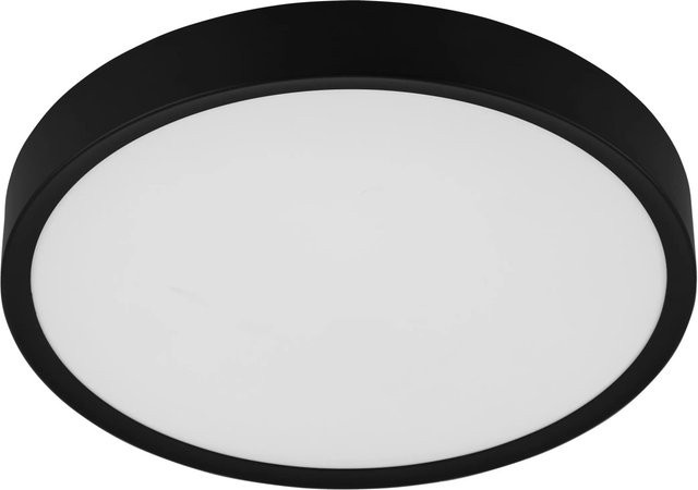 Eglo LED-Deckenleuchte Musurita in Schwarz-Weiß, rund, warmweiß - Bild 1