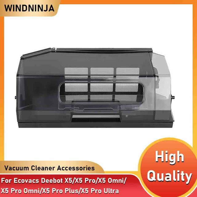 WINDNINJA Staubbox als Ersatzteil für Ecovacs Deebot X5, X5 Pro, X5 Omni, X5 Pro Omni, X5 Pro Plus und X5 Pro Ultra Staubsauger - Bild 1