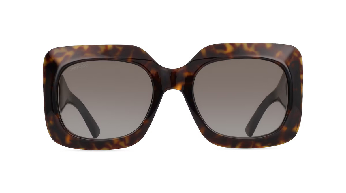 Jimmy Choo GAYA/S Sonnenbrille, Vollrand, Quadratisch, Acetat, braun, Damen - Bild 1