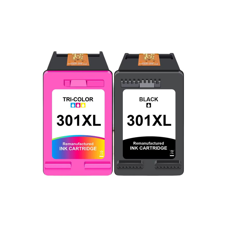 HP 301XL Tintenpatronen Set Schwarz und Dreifarbig kompatibel mit OfficeJet 2620 4630 Envy 4500 5530 DeskJet 1010 2050 - Bild 2