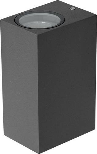 EVN Wandleuchte GU10 11W in Anthrazit mit Glas und Metall - Bild 1