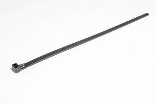 HellermannTyton Kabelbinder REL140-PA66-BK Schwarz, lösbar mit Hebelverschluss, 100 Stück - Bild 1
