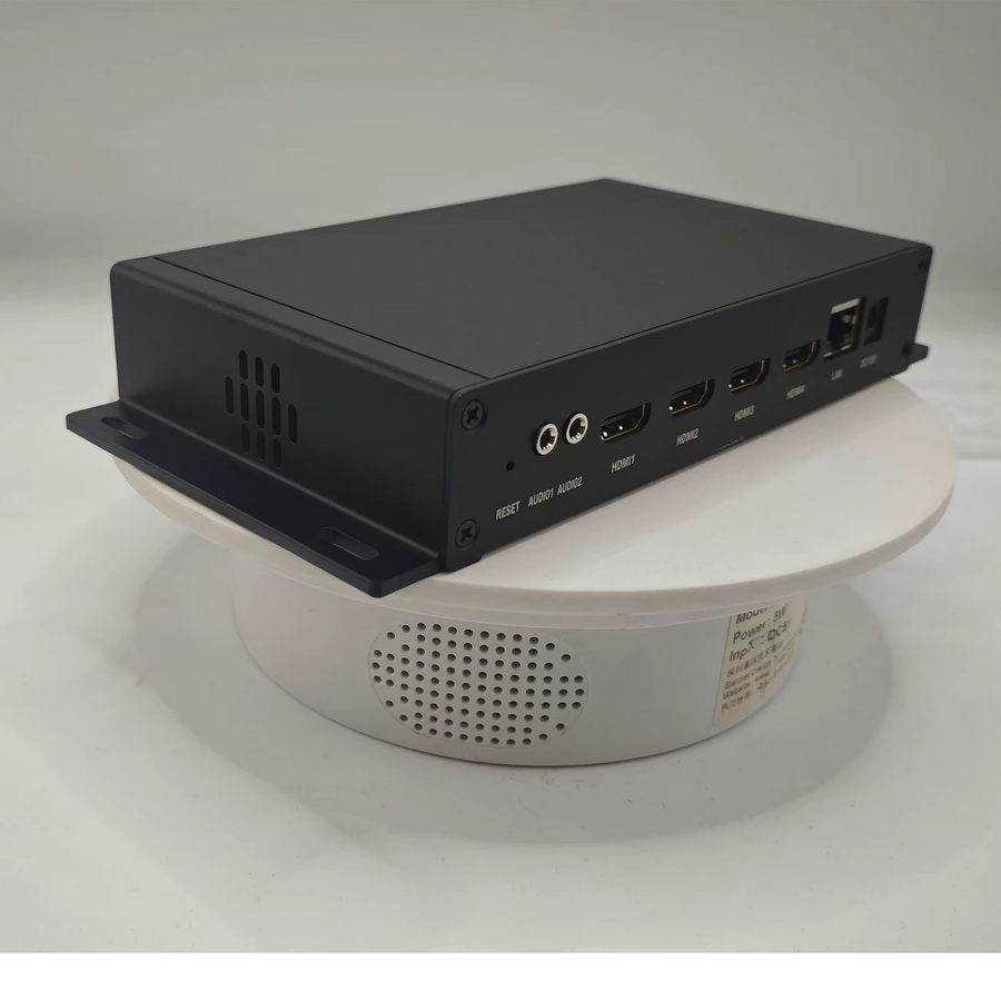 SATLINK 4-Kanal Video-Encoder in Schwarz mit 4K Ultra HD, HDMI zu IP und Unterstützung für H265, H264, HEVC sowie Protokolle wie UDP, HTTP, SRTMP, RTMP und RTSP für Webcast Push-Streaming - Bild 4