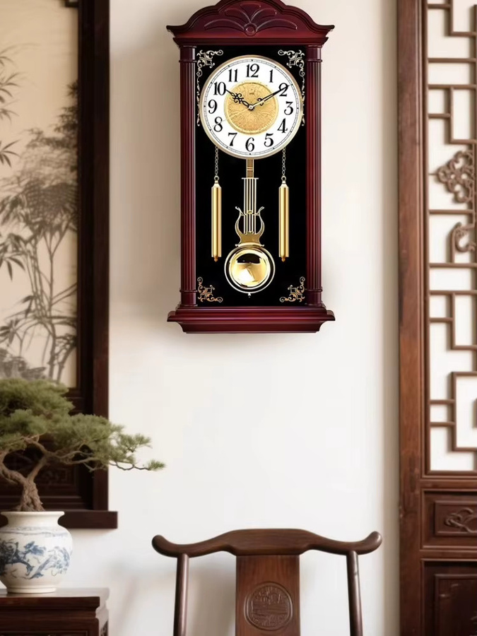 Xenomorph Wanduhr aus Holz im Vintage-Design als ästhetisches 3D-Wandbild für deine Wohnkultur - Bild 7