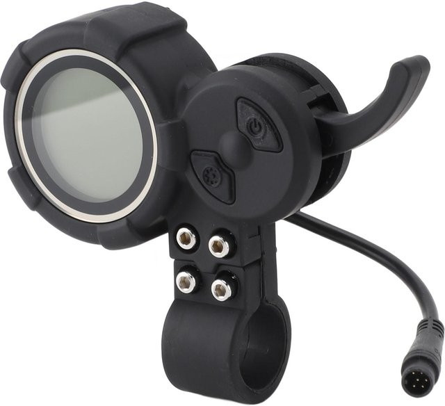 West Biking Elektroroller LCD-Anzeigefeld mit 6-poligem wasserdichtem Stecker für 36-72V in Grün und Schwarz - Bild 1
