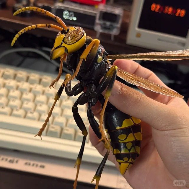 Bandai Advance Paper Wasp, Sammlermodell-Spielzeug, Gelb, Kunststoff - Bild 1
