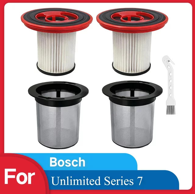 Bosch Waschbare Filter für Unlimited Series 7 Akku-Staubsauger, Farbe: Weiß - Bild 1