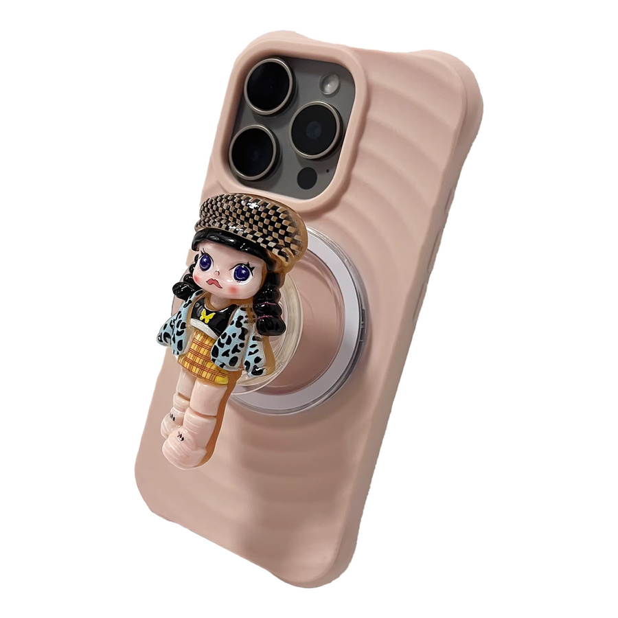3D Handyhalterung Griptok mit braunem Hut für iPhone 17 Pro Max und 16 Pro Max in Braun und Multicolour - Bild 2