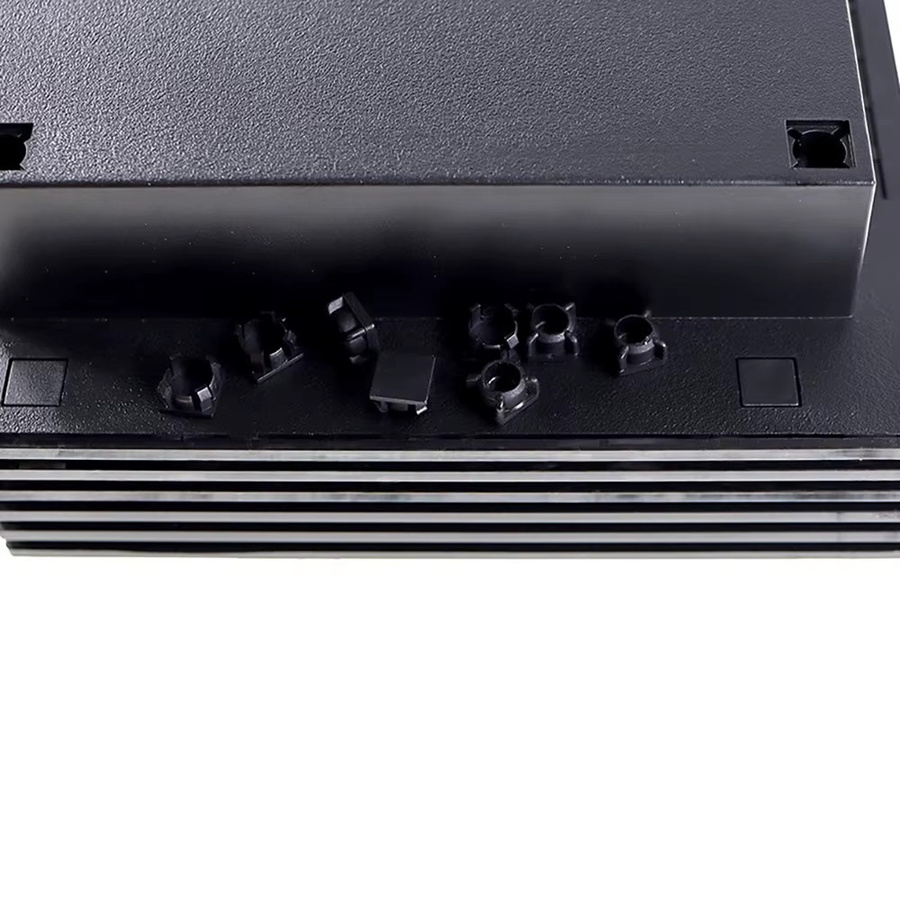 OULLX 8er Set rutschfeste Gummifüße und Silikonabdeckungen in Schwarz als Ersatzteile für PS2 3W 5W 30000 50000 Spielkonsolen - Bild 2