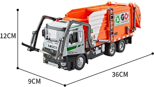 Elektrischer Müllwagen Wassertanker, Modell, 1:18, Licht und Ton, ab 14 Jahren - Bild 1