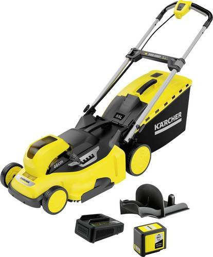 Kärcher Home & Garden Akku-Rasenmäher 36V in Gelb mit Fangkorb, Mulchkit und Schnellladegerät - Bild 1