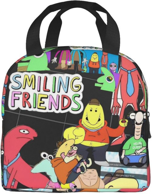 Fancy Style Studio Smiling Friends Pim und Charlie Thermoisolierte Lunchtasche Bento-Box in Mehrfarbig - Bild 1