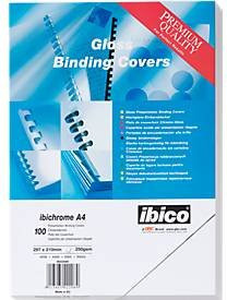 GBC Einbanddeckel aus Karton, A4, weiß, 100 Stück, 250 g/m² - Bild 1