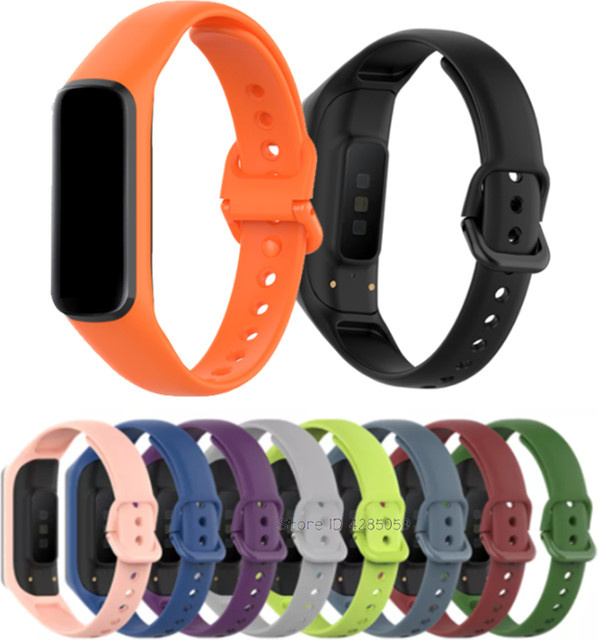 Samsung Uhrenarmband Silikon, Galaxy Fit 2, SM-R220, Unisex, Green, Multicolour - Bild 1