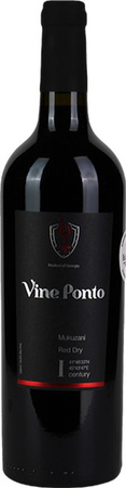 Vine Ponto Mukuzani Rotwein, Saperavi, Georgien, 2020, trocken, 0,75 l