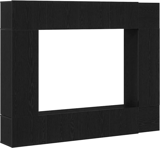 vidaXL TV-Schrankset Wandmontiert in Schwarz und Eichen-Optik aus Holzwerkstoff für dein Wohnzimmer - Bild 1