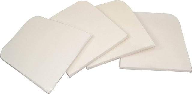 Sitzkissen-Set Sonja von möbel direkt, 4 Stück, cremefarben/beige, rechteckig - Bild 1