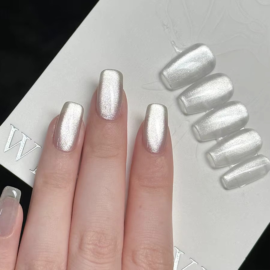XEIJAYI Magnetischer Cat-Eye-Gel-Nagellack, Weiß, 15 ml - Bild 3