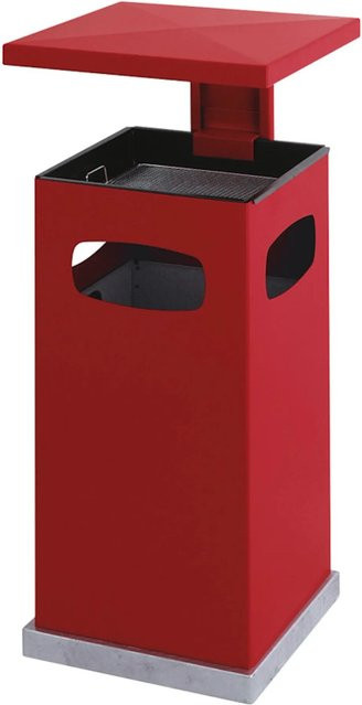 PROREGAL Metall Kombischrank mit abnehmbarem Dach in Rot, H x B x T: 95,5 x 50 x 50 cm - Bild 1