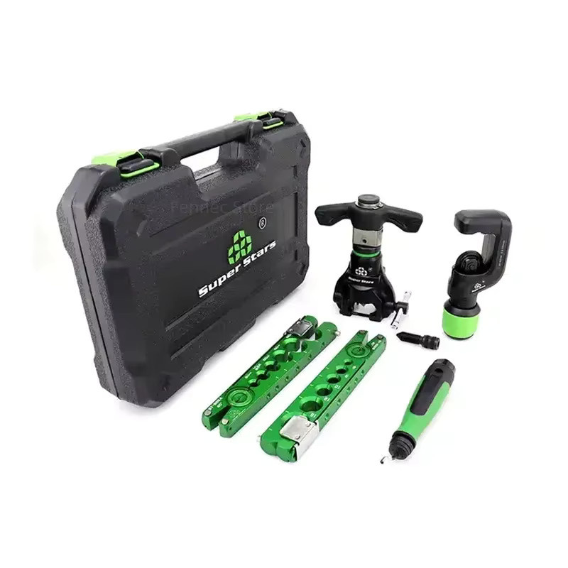 DSZH Doppelzweck Kupferrohr-Expander Set ST-806FT-L mit Taschenlampe für Klimaanlagen und Messing-Werkzeuge - Bild 5